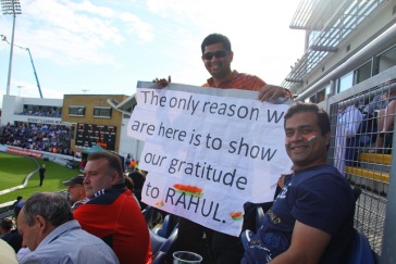 The only reason we are here is to show our gratitude to Rahul Dravid